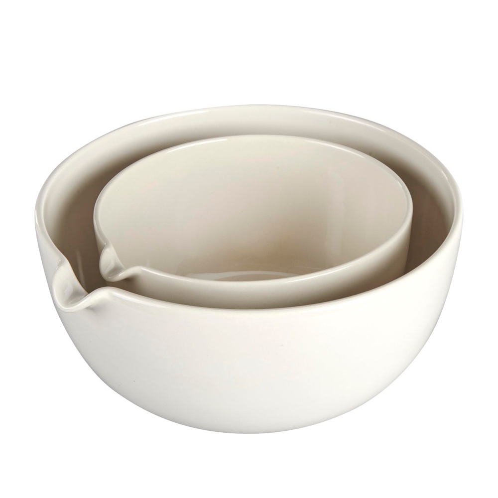 Servappetit Cream Mixing Bowls Set of 2: 1.5Qt & 3Qt  NIB